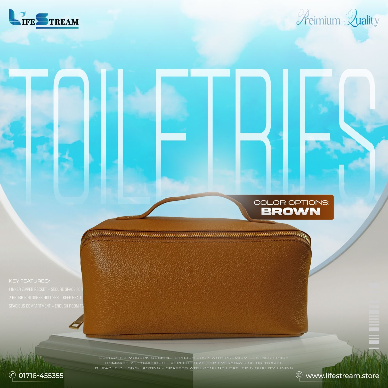 Toiletries bag